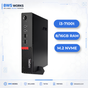 Lenovo ThinkCentre M710q Mini PC — Intel Core i3-7100T (Reclaimed)