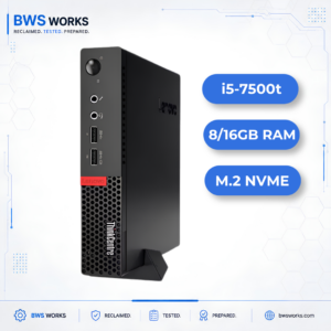Lenovo ThinkCentre M710q Tiny Mini PC – Intel Core i5-7500T (Reclaimed)