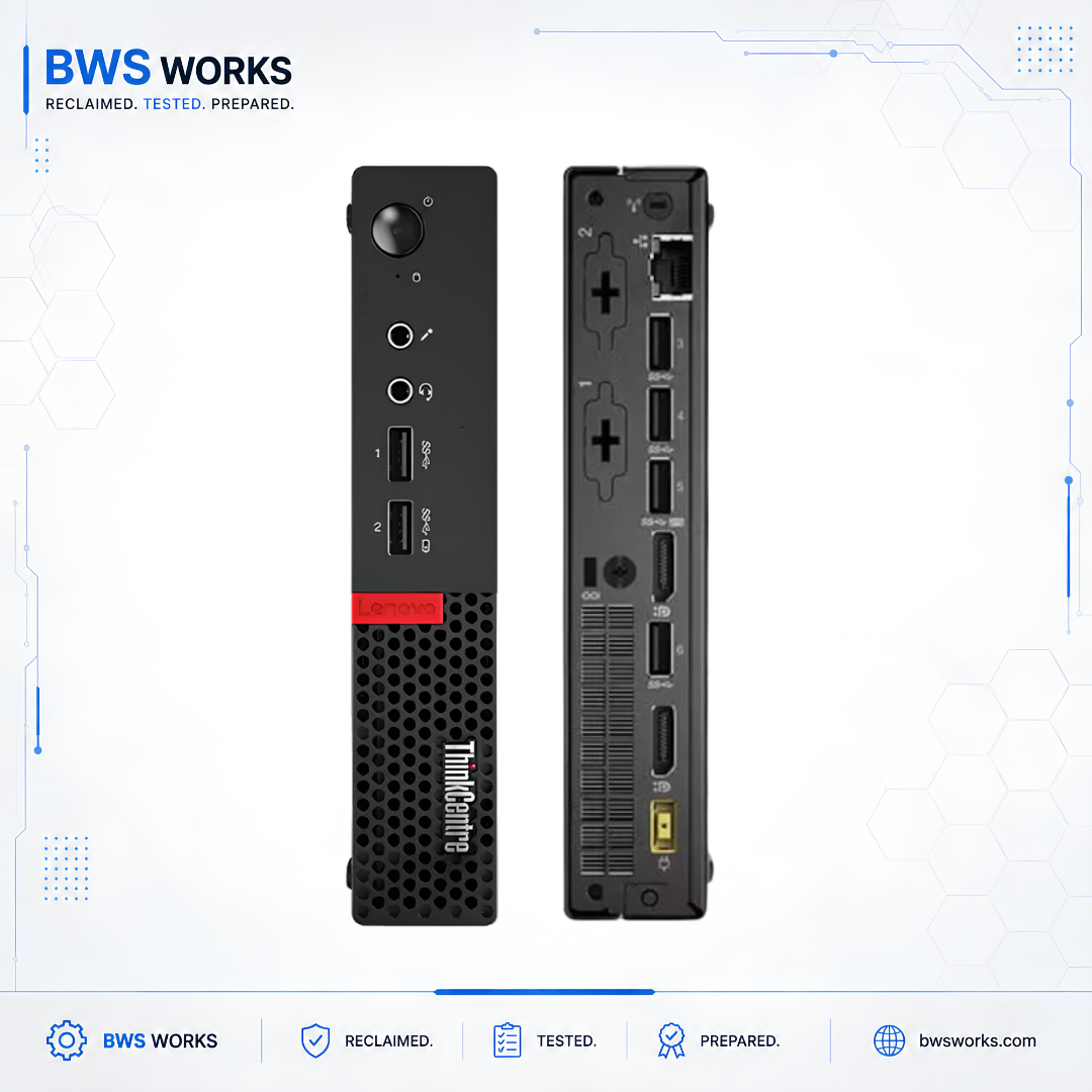 Lenovo ThinkCentre M710q Mini PC — Intel Core i3-7100T (Reclaimed) - Image 2